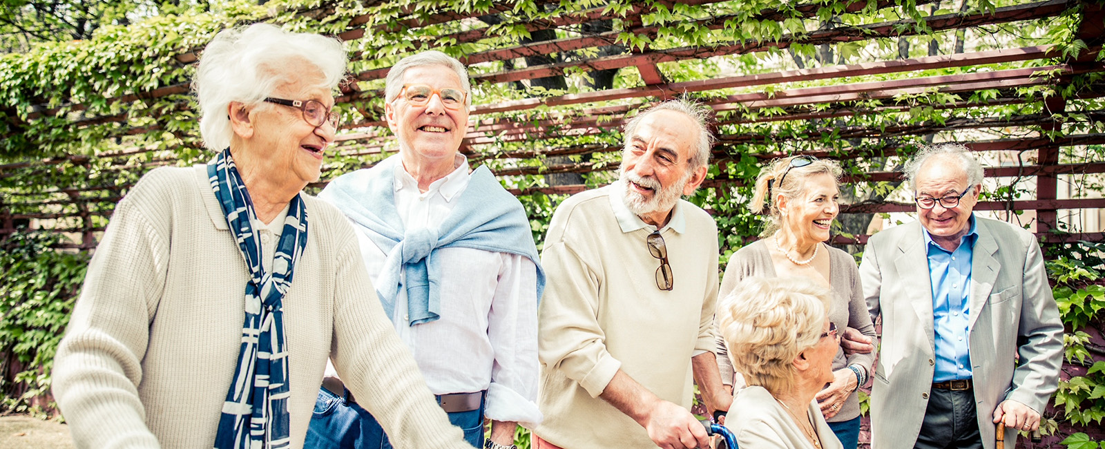 Senior adults on an outing