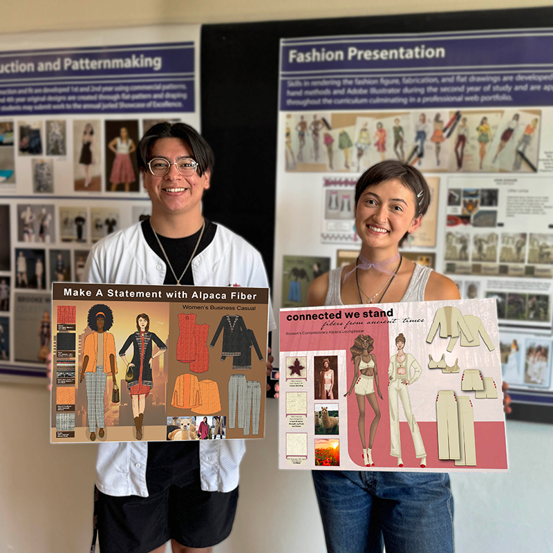 Students win award for alpaca research