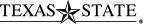 Texas State wordmark