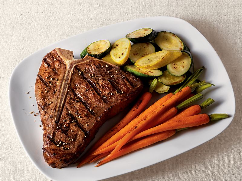 T-Bone steak cooked