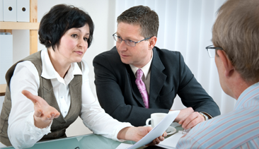 A mediation session