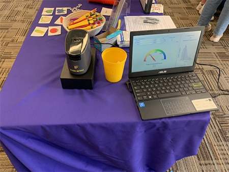 Display table at open house