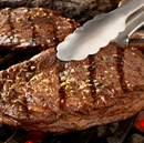 Ribeye steak cooked