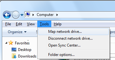 Map network drive