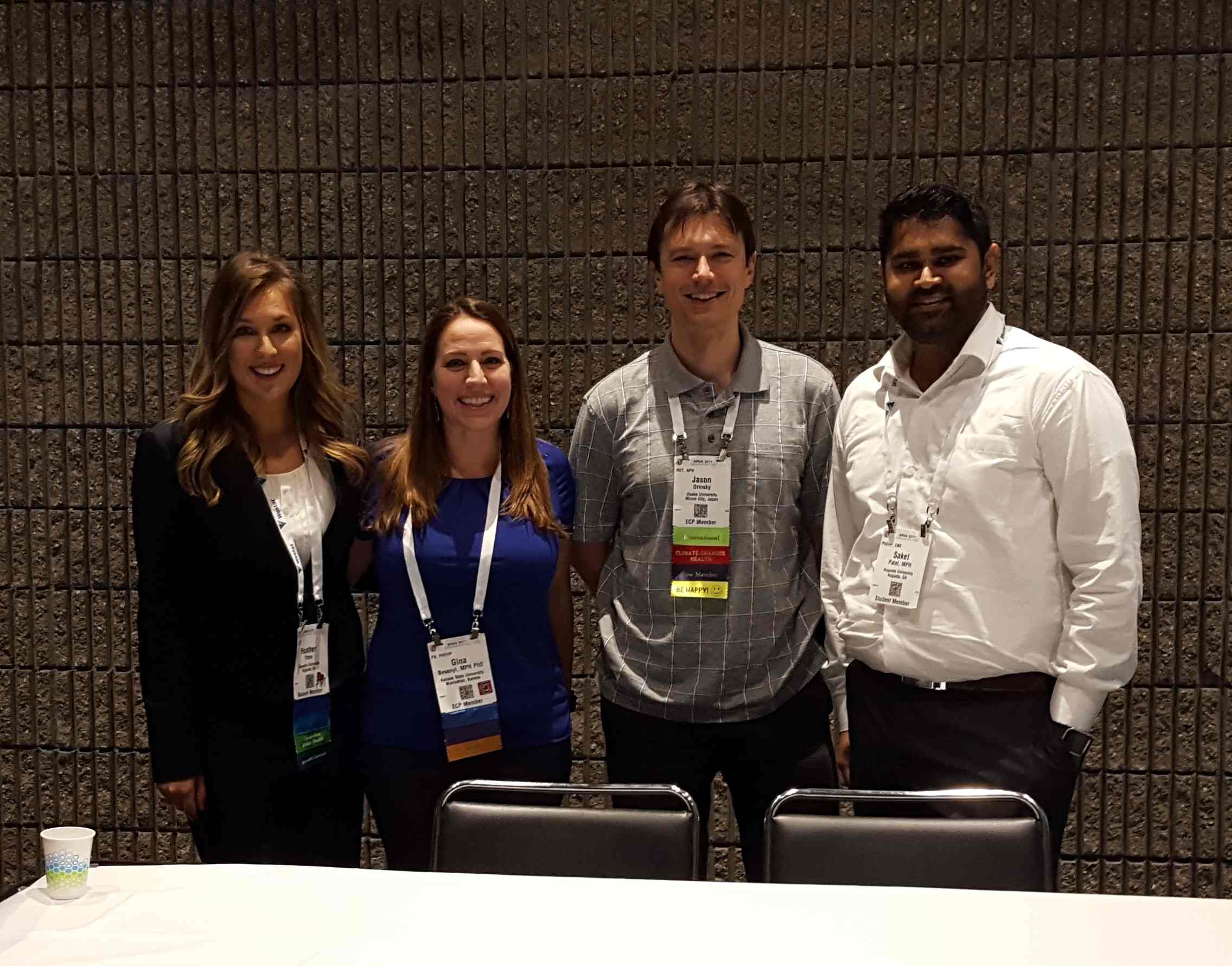 At the American Public Health Association Conference