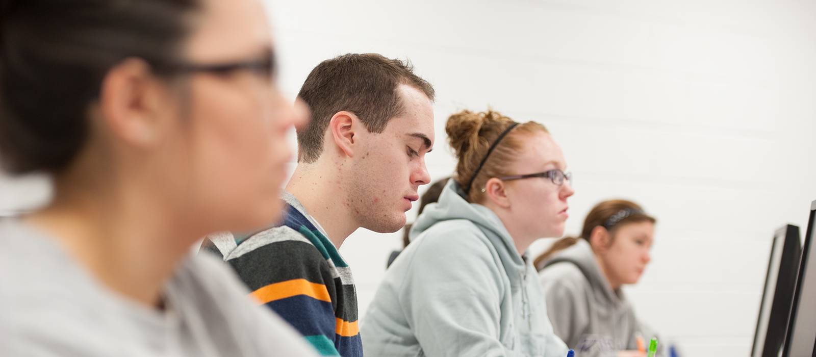 Students in class setting